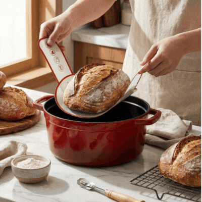 משטח אפייה מסיליקון ללחם